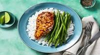 Sweet-As-Honey Chicken with Green Beans over Jasmine Rice Sweet-As-Honey Chicken with Green Beans over Jasmine Rice