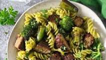 Veggie Burger Pasta Bowls Recipe Veggie Burger Pasta Bowls Recipe