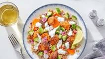 Lime & Date Chicken with Vegetable Farro Lime & Date Chicken with Vegetable Farro