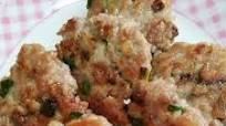 Chinese Water Chestnut Mushroom Pork Patties 煎肉餅 Chinese Water Chestnut Mushroom Pork Patties 煎肉餅