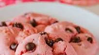 Strawberry Chocolate Chip Cake Mix Cookies Strawberry Chocolate Chip Cake Mix Cookies