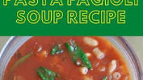 Vegetarian Pasta Fagioli Soup Recipe Vegetarian Pasta Fagioli Soup Recipe
