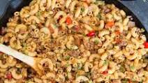 Beef and Macaroni Skillet Dinner Beef and Macaroni Skillet Dinner
