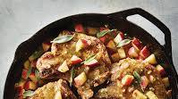 Skillet-Fried Pork Chops with apple sauce Skillet-Fried Pork Chops with apple sauce
