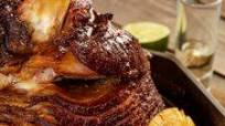 Twice Smoked Ham with Tequila Achiote Glaze Twice Smoked Ham with Tequila Achiote Glaze