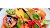 Peach Caprese Salad Peach Caprese Salad