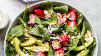 Strawberry Avocado Spinach Salad Strawberry Avocado Spinach Salad
