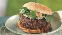 Andouille and Beef Burgers with Spicy Mayo and Caramelized Onions Andouille and Beef Burgers with Spicy Mayo and Caramelized Onions