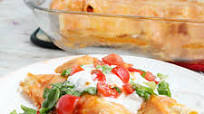 Creamy Chicken Enchilada Casserole Creamy Chicken Enchilada Casserole
