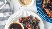Air Fryer Sticky Wings Air Fryer Sticky Wings