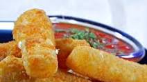 Fried Mozzarella Cheese Sticks Fried Mozzarella Cheese Sticks