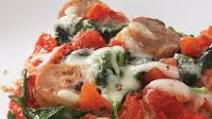 Spinach & Chicken Sausage Pizza Spinach & Chicken Sausage Pizza