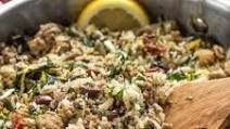 Greek Turkey and Rice Skillet Greek Turkey and Rice Skillet