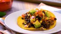 Turkey and Bean Tostadas with Avocado-Tomato Salsa Turkey and Bean Tostadas with Avocado-Tomato Salsa