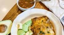 Easy Layered Beef Enchiladas Easy Layered Beef Enchiladas