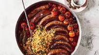 Chorizo and tomato bake with Spanish rice recipe Chorizo and tomato bake with Spanish rice recipe