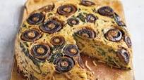 Mushroom spaghetti cake Mushroom spaghetti cake