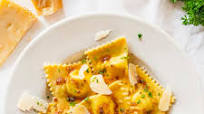Homemade Five Cheese Ravioli with Garlic Brown Butter Homemade Five Cheese Ravioli with Garlic Brown Butter