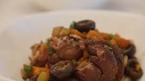 Crockpot Braised Lamb Shanks with Mushrooms and Rosemary Crockpot Braised Lamb Shanks with Mushrooms and Rosemary