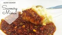Slow Cooker Savoury Mince Slow Cooker Savoury Mince