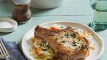 Sage Rubbed Pork Chops with Warm Apple Slaw Sage Rubbed Pork Chops with Warm Apple Slaw