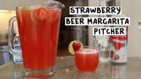 Strawberry Beer Margarita Pitcher Strawberry Beer Margarita Pitcher