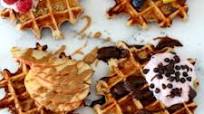 Fluffy Yogurt Protein Waffles {gluten-free} Fluffy Yogurt Protein Waffles {gluten-free}