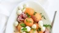 Cantaloupe and Mozzarella Caprese Salad Cantaloupe and Mozzarella Caprese Salad
