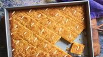 Namoura (Syrup-Soaked Semolina Cake) Namoura (Syrup-Soaked Semolina Cake)