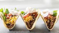 Zesty Beef Tacos & Cilantro Lime Crema Zesty Beef Tacos & Cilantro Lime Crema