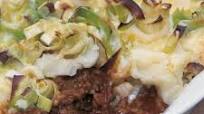 Shepherd's Pie with Cheese-crusted Leeks Shepherd's Pie with Cheese-crusted Leeks