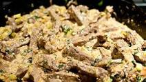 Spicy Creamed Steak Spicy Creamed Steak