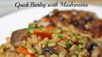 Quick Barley with Mushrooms Quick Barley with Mushrooms