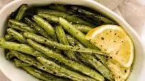 Blistered Grilled Green Beans