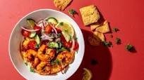 Shrimp Hummus Bowls Shrimp Hummus Bowls