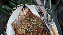 Garlic-Crusted Roast Rack of Lamb Garlic-Crusted Roast Rack of Lamb