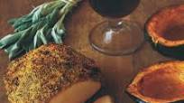 Turkey Breast with Mustard-Sage Crumbs Turkey Breast with Mustard-Sage Crumbs
