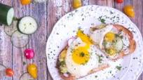 Breakfast Bruschetta with Egg, Avocado & Cucumber Breakfast Bruschetta with Egg, Avocado & Cucumber
