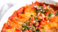 Healthy Beef & Cheese Enchiladas Healthy Beef & Cheese Enchiladas
