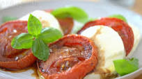 Slow Roasted Tomato Caprese Salad Slow Roasted Tomato Caprese Salad