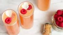 Peach Melba Raspberry Rosé Bellini Cocktail Recipe Peach Melba Raspberry Rosé Bellini Cocktail Recipe