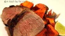 Cuban Roasted Pork Tenderloin with Roasted Sweet Potatoes Recipe - (4.5/5) Cuban Roasted Pork Tenderloin with Roasted Sweet Potatoes Recipe - (4.5/5)