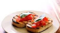 Bruschetta con pomodoro Bruschetta con pomodoro