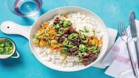 Korean Beef Bulgogi Bowl with Garlic Rice & Sesame Mayo Korean Beef Bulgogi Bowl with Garlic Rice & Sesame Mayo