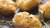 Twice Baked Hummus Potatoes with Rosemary Twice Baked Hummus Potatoes with Rosemary