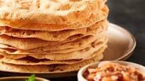 papadum with red onion chutney and mint raita papadum with red onion chutney and mint raita