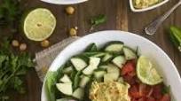 Copy Cat Panera Cilantro Lime Hummus Chicken Power Salad {GF, Low Fat, Low Calorie, Easy + High Protein} Copy Cat Panera Cilantro Lime Hummus Chicken Power Salad {GF, Low Fat, Low Calorie, Easy + High Protein}