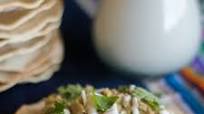 Jackfruit Salsa Verde Tostadas Jackfruit Salsa Verde Tostadas
