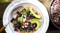 Sorghum Bowl With Black Beans, Amaranth and Avocado Sorghum Bowl With Black Beans, Amaranth and Avocado