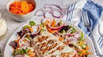 Grilled Salmon Salad with Yogurt Dill Dressing Grilled Salmon Salad with Yogurt Dill Dressing